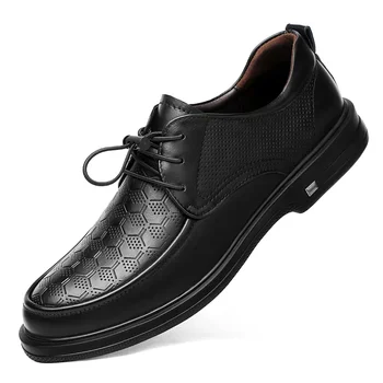 Clasic din piele Oxford pantofi, casual si confortabil dantela-up pantofi de lucru, barbati casual pantofi pentru bărbați petrecerea de nunta pantofi plat