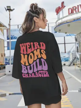 Ciudat Mame Construi Personajul Bumbac T-Shirt De Moda Harajuku Tricou Street Vara Softtee Top Trend Respirabil Casual Tricou
