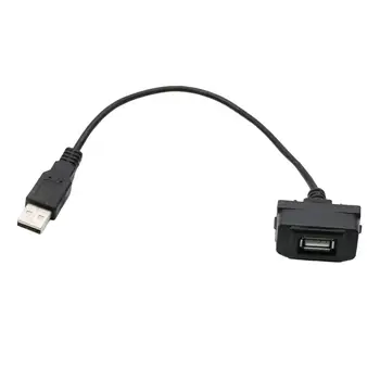 Masina Port USB 2.0 pe Panoul Adaptor de Priza, Cablu de 25cm Mașină de Sârmă pentru Asx