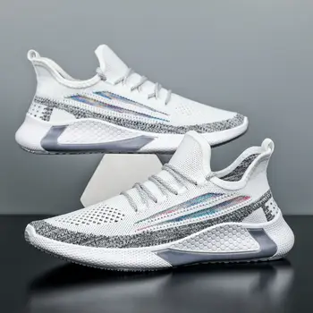 Rularea Pantofi Casual pentru Bărbați Respirabil Bărbați Adidași de Moda Jogging Formatori Platforma Dantelă Până Masculin de Tenis Zapatos De Hombre