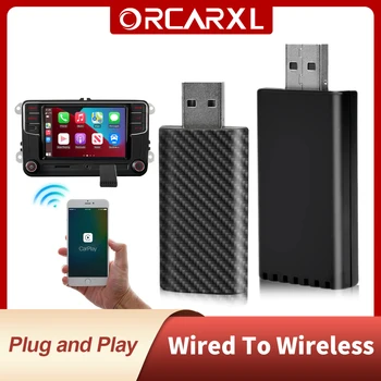 Cablu la Wireless CarPlay Dongle Adaptor pentru Masina Stereo cu Carplay Plug and Play Smart Link-ul de Telefon, Conectare Automată