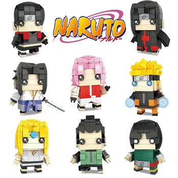 Naruto Anime Cap Pătrat Blocuri Naruto Mici Particule De Asamblare Jucarii Periferice Modele De Moda, Decoratiuni, Cadou De Ziua De Nastere
